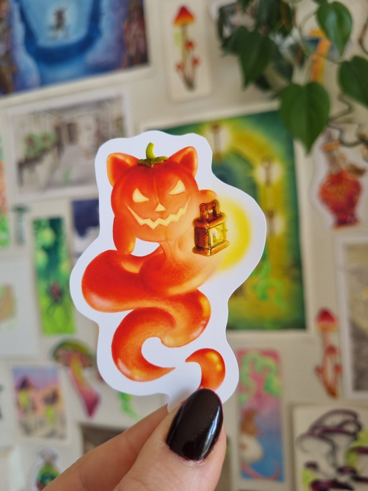 Oru the Pumpkin Spirit - Sticker