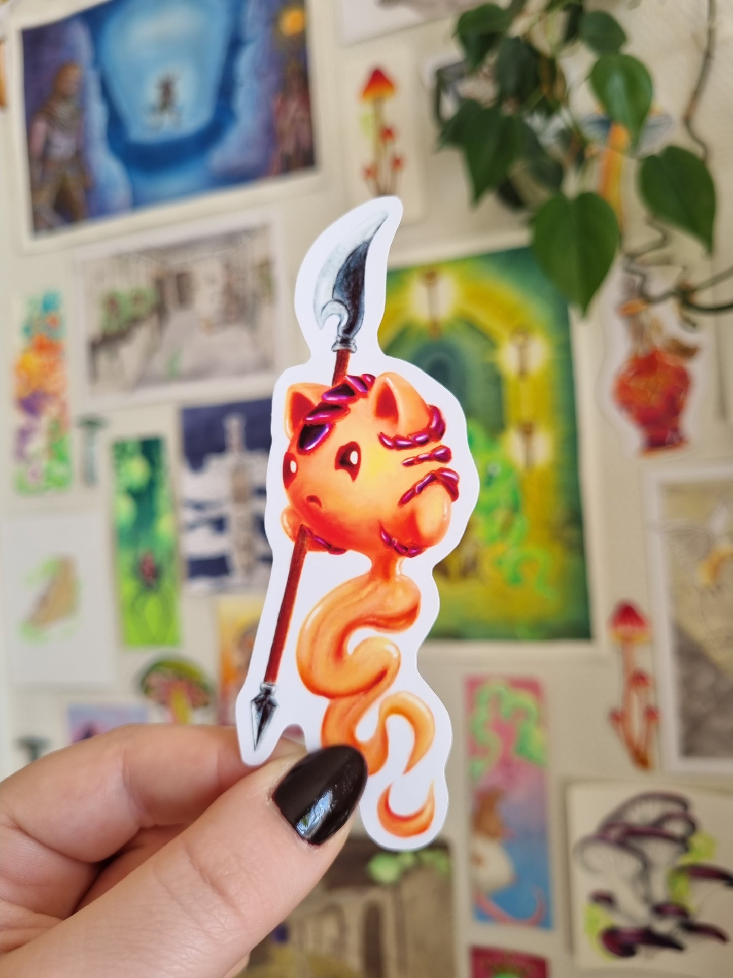 Oru the Spear Warrior - Sticker